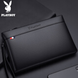 花花公子（PLAYBOY）钱包男大容量男士包商务软皮手拿包男包信封手包情人节礼物送男友