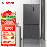 博世（BOSCH）【冰立方】497升十字对开四门超薄微平嵌入式冰箱 国补以旧换新 净味变温一级能效灰阶K1EC49788C