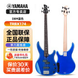 雅马哈（YAMAHA）电贝斯TRBX174四弦5五弦初学者被主动TRBX304贝司 TRBX174-DBM蓝色