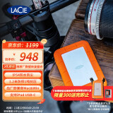 LaCie雷孜小金刚 移动硬盘 三防 2TB Rugged Mini 机械硬盘USB Type-C/USB3.2 兼容mac 便携防摔 外接