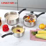 凌丰凌丰（LINKFAIR）奶锅宝宝辅食锅小泡面锅热奶锅煤气炉电磁炉适用 奶锅 18cm