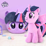 小马宝莉毛绒玩偶紫悦原型毛绒+紫悦25cm单肩娃包套装周边生日礼物女孩