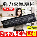 巨融老鼠贴粘鼠板加大加厚粘鼠胶家用老鼠粘捕鼠驱年念抓捉老鼠念除鼠 10张装 【加长粘鼠魔毯】