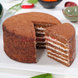 拿破仑 俄罗斯风味提拉米苏蛋糕蜂蜜奶油千层生日精致蛋糕甜品 可可味 450g