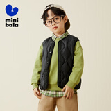 迷你巴拉巴拉羽绒背心秋冬轻薄羽绒服儿童装男女童外套宝宝两面穿三防马甲