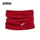 JOMA抓绒围脖套秋冬加厚保暖护颈骑行面罩户外防风防寒围巾 红色 均码