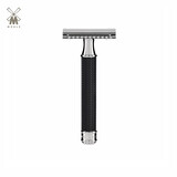 穆乐Muhle德国原装进口手动剃须刀传统老式刀片刮胡刀R89 经典黑