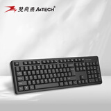 双飞燕（A4TECH）飞时代FG2000 104键无线键鼠套装静音轻音办公家用鼠标键盘套件轻音时尚商务超薄防水FN FGK-3(黑色)无线单键盘