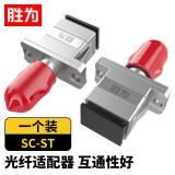 胜为（shengwei）光纤耦合器 ST-SC对接头法兰盘 单模多模跳线兼容延长连接器 OCTC-101