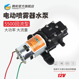 YJL-5500型电动喷雾器水泵12V农用打药机配件背负式纯铜电机隔膜泵回流型大功率0.7Mpa腾和 YJL-5500回流型水泵（大功率）