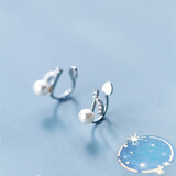 缔晶银耳夹女无耳洞耳骨夹免打孔耳钉百搭耳饰品生日礼物送女友老婆 E176音符耳夹-不需打耳洞