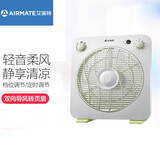艾美特（AIRMATE） 转页扇 10吋FB2558T2家用12英寸FB3059T2迷你台式学生宿舍鸿运扇电风扇定时双电机台扇办公 白色12寸