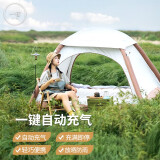 一宿一键自动充气帐篷免搭建露营户外野营便携式宽敞大空间过夜防暴雨 含外帐