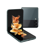 三星 SAMSUNG Galaxy Z Flip3 5G 折叠屏 双模5G手机 立式交互体验 IPX8防水 8GB+256GB绿 夏夜森林