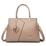 北狐女包正品时尚女包单肩包真皮大气新款头层牛皮手提斜挎包包女士妈 卡其色 (真皮授权)