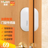 meian美安涂鸦智选无线智能多功能wifi家居控制系统zigbee3.0控制中心 门窗传感报警器（需配网关）