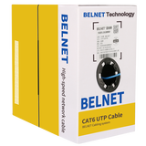百纳腾（BELNET） 六类网线CAT6千兆高速网络线缆POE供电监控线305米