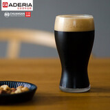 川三甄选日本原装进口精酿啤酒杯石塚硝子ADERIA高端啤酒杯晚酌的流派 厚重风味 365ml 1只