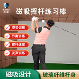 凯盾 高尔夫挥杆练习器室内高尔夫球练习棒golf辅助训练器材用品 【长款】蓝色