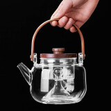 美斯尼 耐热玻璃煮茶器蒸煮茶 壶泡茶壶黑茶普洱蒸茶器电陶炉电茶炉 荣木双胆壶