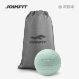 JOINFIT按摩球筋膜球 深层肌肉放松球曲棍穴位足底按摩健身训练球 菘蓝绿收纳两件套