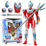 泰迦赛罗迪迦银河泰罗奥特曼玩具套装公仔玩偶关节可动 银河奥特曼全武装89238-2