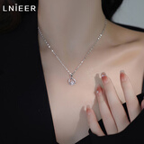 Lnieer999足银莫比乌斯项链女轻奢2025新款高级锁骨链情人节礼物送女友 莫比乌斯项链【999足银】