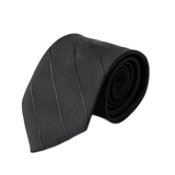 领带男 正装新品新郎结婚纯色英伦韩版时尚上班职业商务休闲宽8CM礼盒装 男士领带 黑色手打