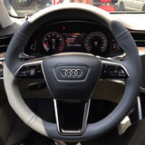 奥迈尔奥迪A6L方向盘套真皮牛皮手缝A4L//A3/Q5L/Q3/Q7/A5/A7/S8TT1套