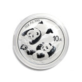 金永恒 2000年-2025年熊猫银币含银量99.9%银 熊猫币纪念币 2022年熊猫银币30克单枚