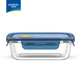 乐唯诗（NERVISHI）高硼硅玻璃饭盒婴儿辅食盒微波炉专用保鲜盒饭盒套装便当盒 保鲜盒大号【1040ml】