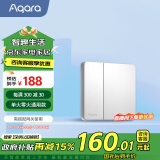 Aqara智能开关 遥控开关 已接入苹果HomeKit 智能家居 卡农单键 初雪白