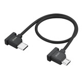 尘土 适用于dji大疆无人机遥控器手机连接线 Air 2配件mini2 se御mavic数据连接线遥控 无人机连接线 安卓无人机转Type-c手机 0.15米
