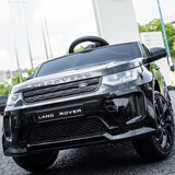 携手路虎儿童电动汽车四轮四驱玩具车可坐人越野童车锂电 四驱烤漆黑全功能+低门+皮座