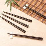 NITORI宜得利家居 餐厅家居餐具实木尖头筷子五双组 组合筷 拉丝木筷 拉丝木筷 五双
