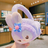 途尊冬天耳罩保暖女生韩版可爱儿童小孩女童少女冬季耳捂耳包耳暖耳套 紫色兔子