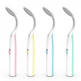 带灯口腔镜家用带灯牙医磨牙工具牙科检查牙齿清洁看牙镜子内窥镜 带灯口镜蓝色+备用电池一组