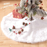 多美忆圣诞树装饰圣诞树围群白色90cm圣诞节装饰品商场店铺氛围场景布置