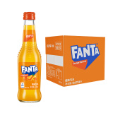 可口可乐（Coca-Cola）芬达经典橙味汽水玻璃瓶碳酸饮料275ml*12 新老包装随机发货