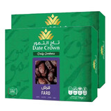 皇冠椰枣（Date Crown） 阿联酋进口休闲零食免洗果干黑椰枣红枣礼盒节日送礼迪拜特产 椰枣1kg*2盒