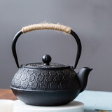 瓷牌茗茶具（cipaiming teaset） 铁壶生铁泡茶壶手工无涂层茶壶家用泡茶烧水壶