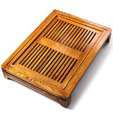 简絮 实木小茶盘套装黑檀储水式家用茶海日式茶台托盘旅行功夫茶具办公会客 9.鸡翅木中号茶盘【47.5*34*5.5cm】