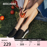 斯凯奇（Skechers）女鞋网面透气健步鞋一脚蹬轻盈缓震休闲鞋懒人鞋15600