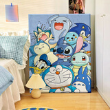 好久不见diy数字油画儿童卡通动漫手工填色油彩画手绘油画儿童房装饰画
