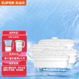 苏泊尔（SUPOR） 净水壶过滤壶过滤器便携净水杯滤芯 1只装/4只装 适用于J-UF01/UF02/UF03 滤芯4芯装-适用于UF01/UF02
