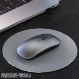 Dear Mean 所有台式电脑笔记本通用无线鼠标充电蓝牙鼠标轻声静便携商务办公鼠标平板笔记本通用 枪色/无线单模版【轻声按键+可充电】 官方标配