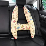 CLCEY儿童汽车安全带防勒脖宝宝抱枕靠枕枕头汽车用睡觉神器车载护肩套 动物乐园