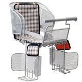 永久 自行车儿童座椅LIKR联名款电动车小孩后座椅子带娃宝宝安全坐凳子 格调黄