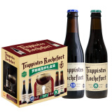 罗斯福（Rochefort） 圣杯礼盒 修道士精酿 啤酒 330ml*4瓶+酒杯1支 比利时进口