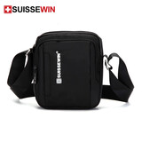 SUISSEWIN瑞士军士刀单肩包情侣款休闲风竖款方包多功能男女通用时尚小包轻